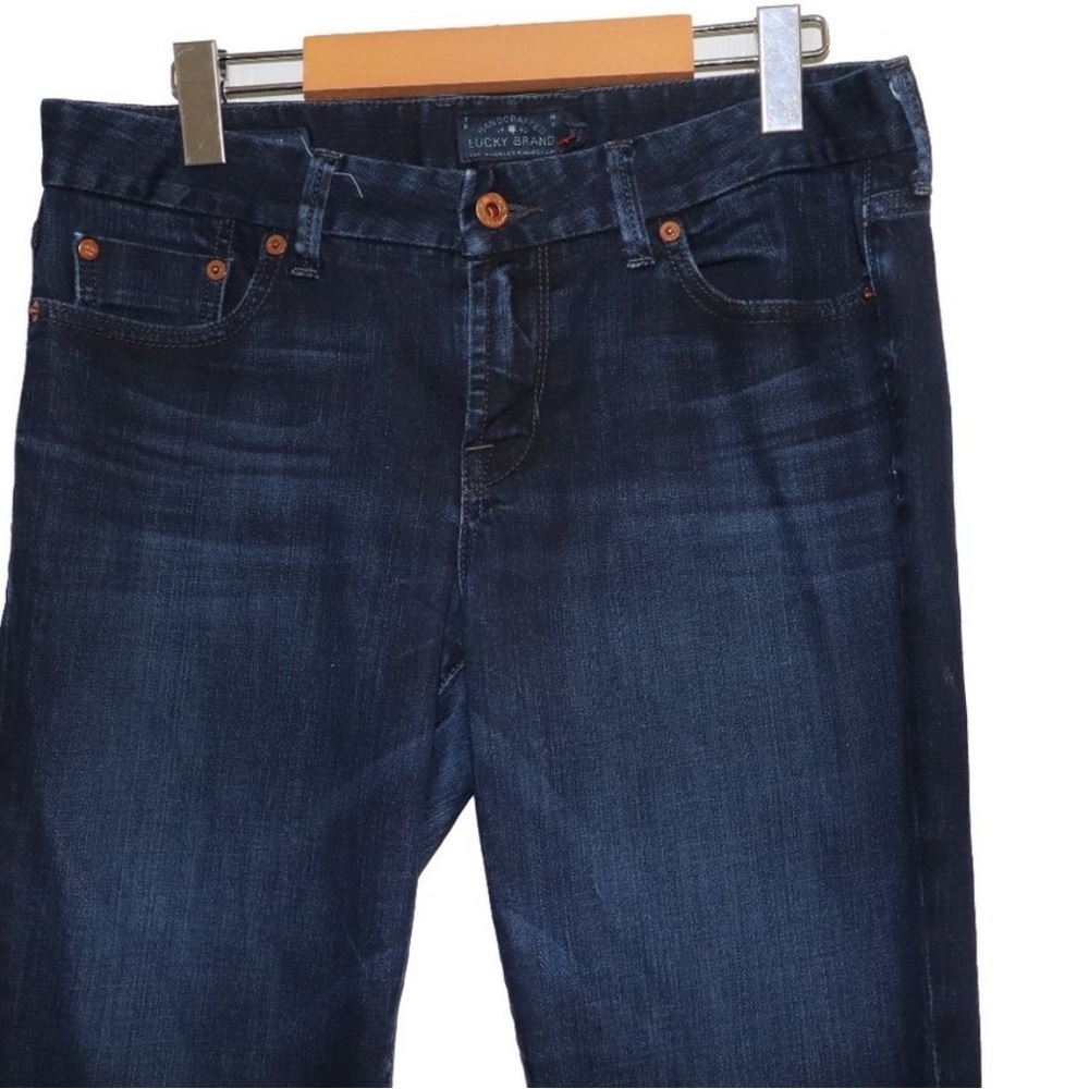 Lucky Brand Sweet Jean -Dark Wash-EUC-Sz29x32-Bootcut -Straight😍☀️ - Picture 10 of 13